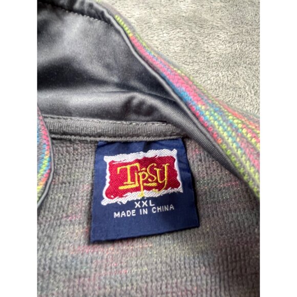 Tipsy Jacket Womens XXL Rainbow Colored Sulphur Creek Resort Outdoor Hiking - Picture 3 of 10